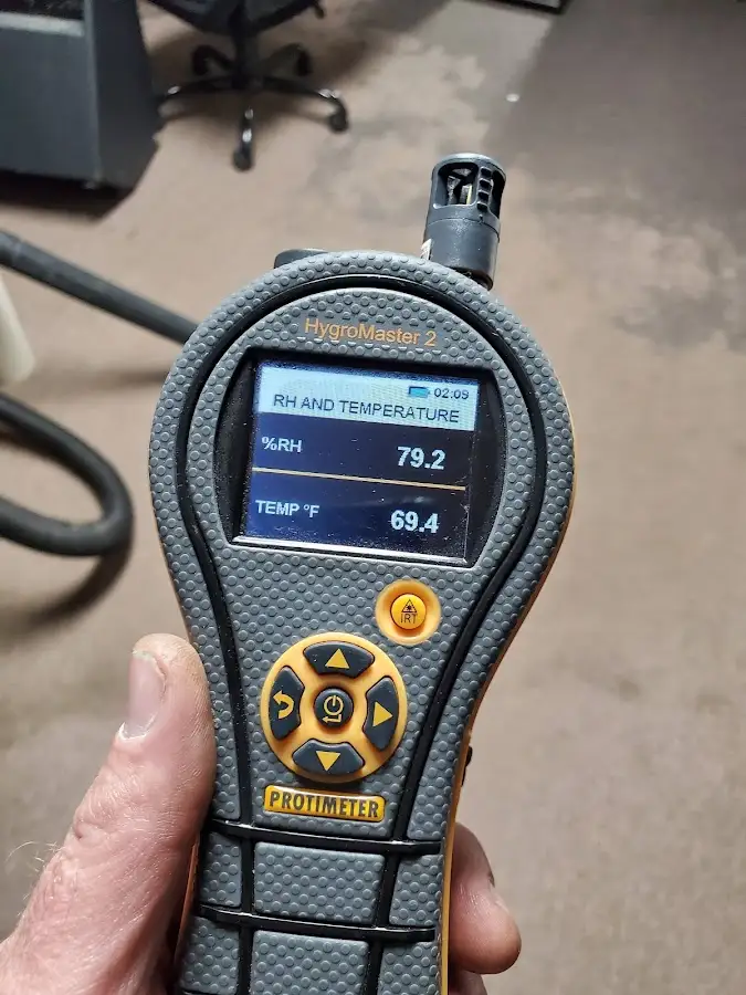 Moisture meter humidity assessment for Fire & Smoke Damage Restoration in Kaiminani