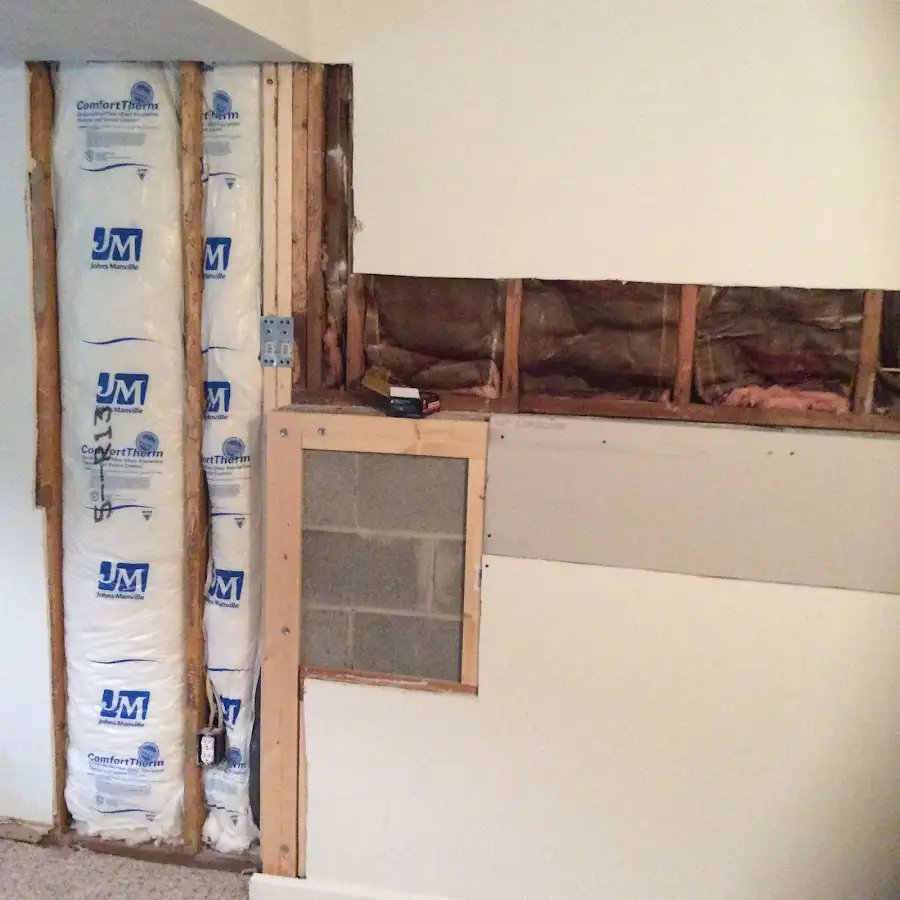 Wall insulation replacement during Structural Drying in Kaiminani